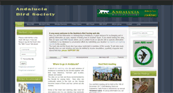 Desktop Screenshot of andaluciabirdsociety.org