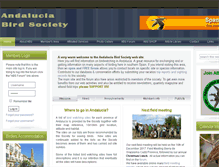 Tablet Screenshot of andaluciabirdsociety.org
